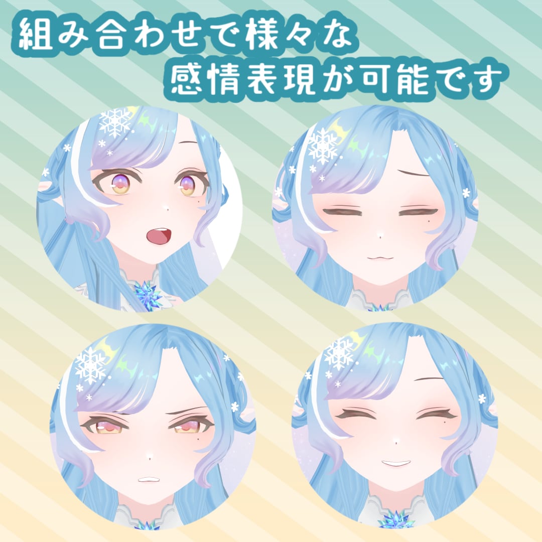 Vtuber等にフルスクラッチ３Dモデル制作します MMD対応可能・1枚絵からでもOK！ イメージ5
