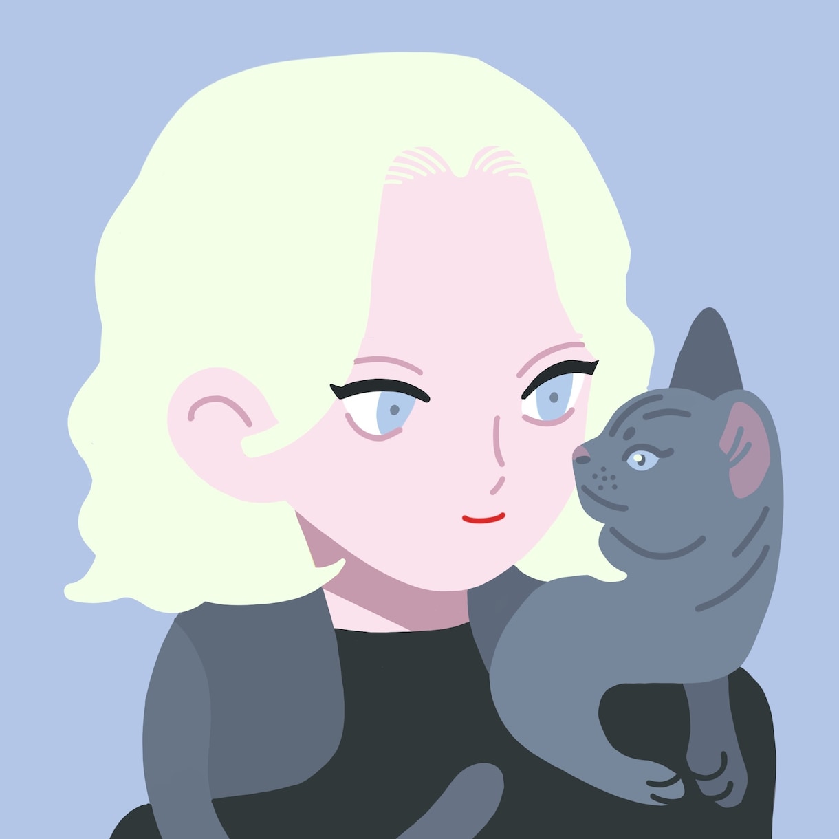 フラットでかわいいイラスト描きます あなたのために素敵なイラストお描きします！ イメージ1