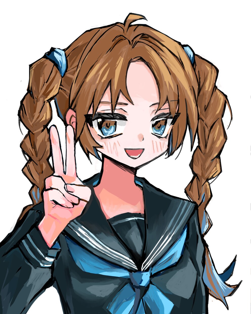 ポップで少し怪しい一枚絵描きます ポップで可愛い中に少し怪しい空気感のあるキャラを制作します イメージ3