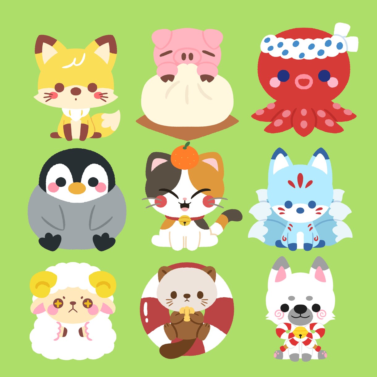 人間キャラをケモノマスコット化します 人間キャラをかわいくケモノマスコット化！ イメージ3