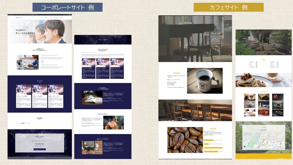 先着2名様！1万円で高品質ホームページ制作します Wordpressなので自分で更新可能！管理マニュアル付 イメージ3