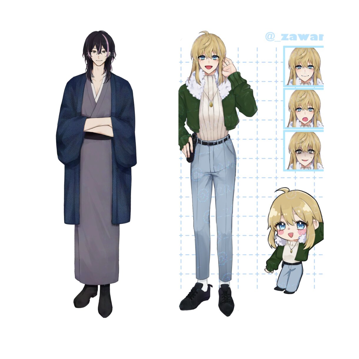 立ち絵描きます TPRG、配信で使える立ち絵を描きます！ イメージ1