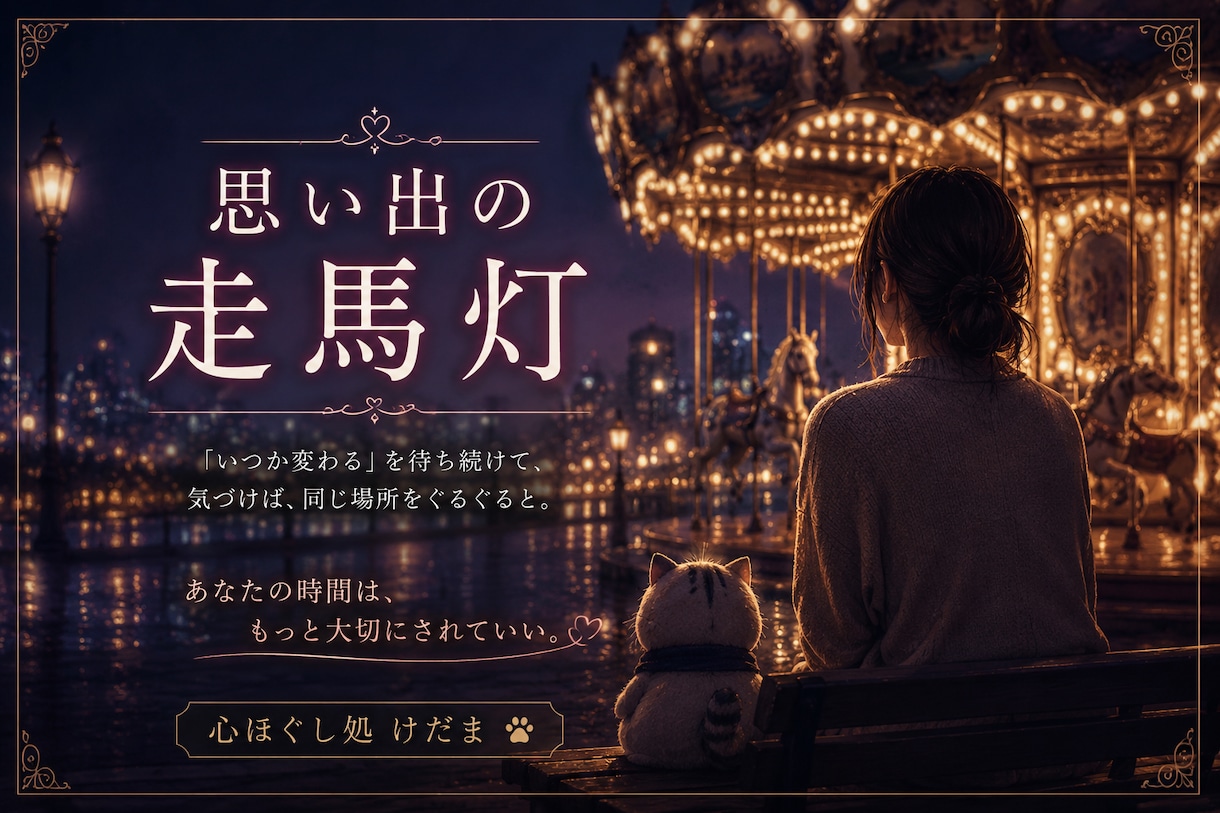 恋愛｜「いつか変わる」を待ち続ける恋 お聴きします あなたの時間は もっと大切にされていい。 イメージ1