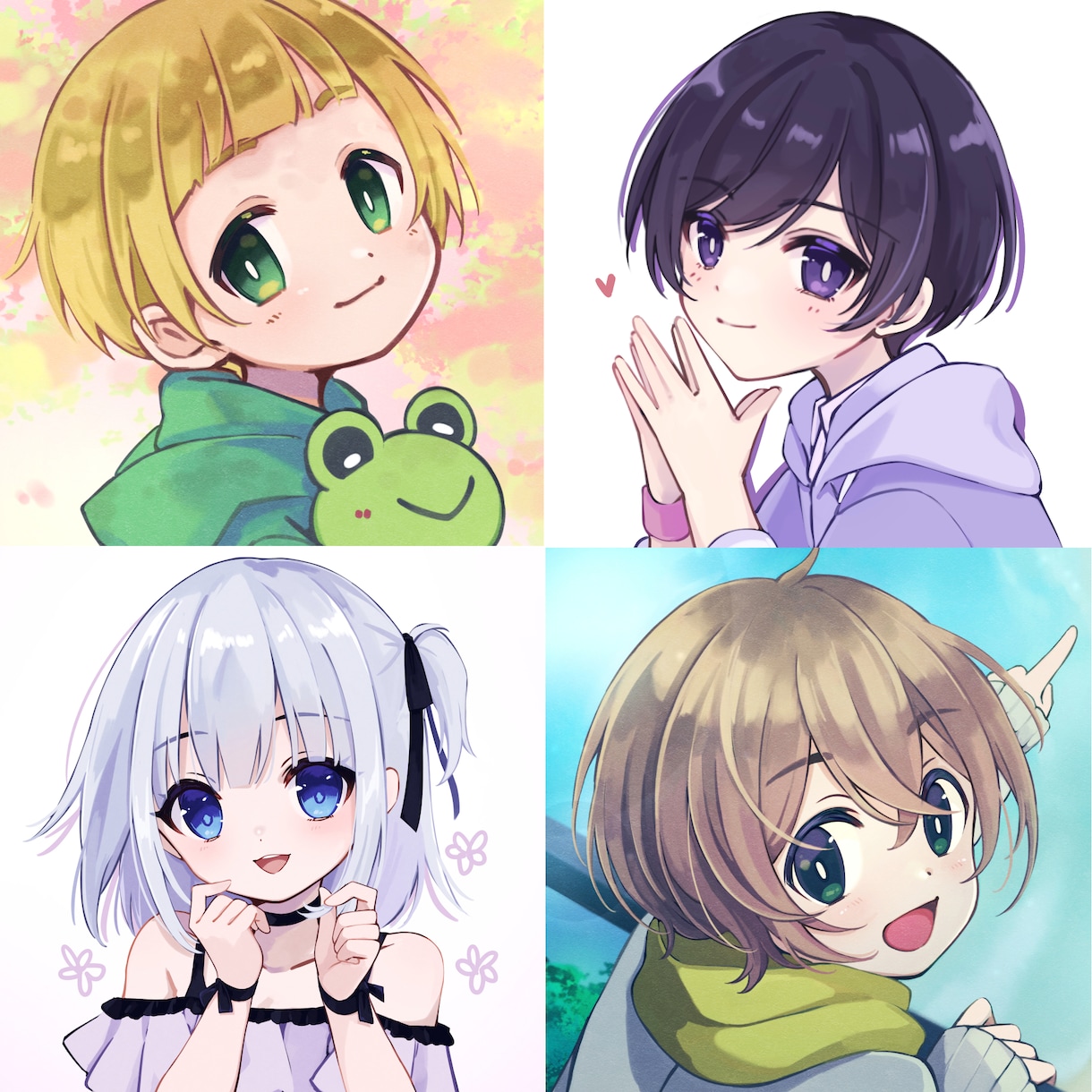商用利用OK!!アイコン描きます 可愛く少し幼い絵が得意です!! イメージ1