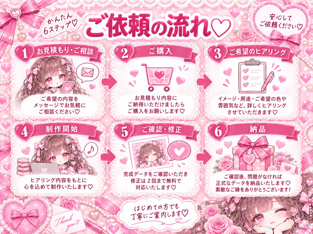 配信者向け♡かわいい画像を制作します アイコン・告知画像・サムネを可愛く仕上げます♡ イメージ4