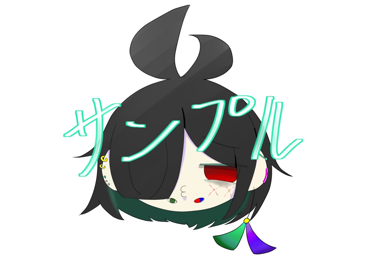ミニキャラの顔アイコン描きます とりあえず活動を始めたい方向けです イメージ2