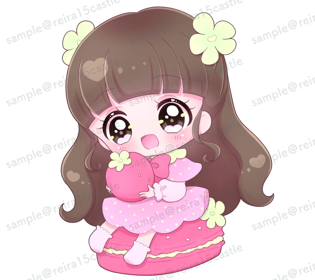 ゆめかわ♡ミニキャライラスト制作します 使いやすい可愛いファンシーなSDキャライラストを制作します！ イメージ10