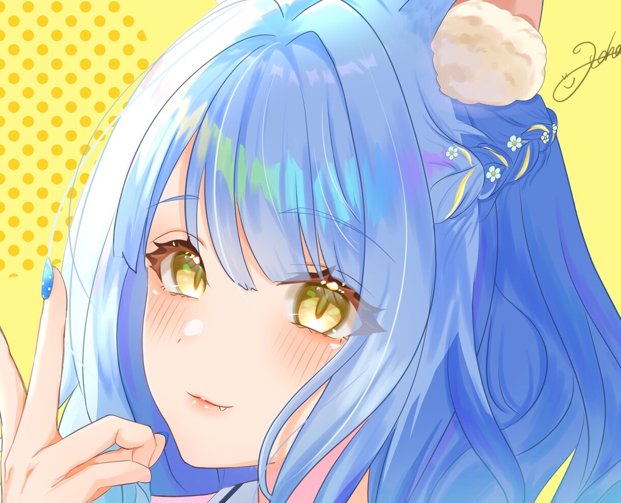 透明感・華やか・可愛い重視のアイコンを制作します 「あなたらしさを引き出すイラスト」を制作いたします！ イメージ3