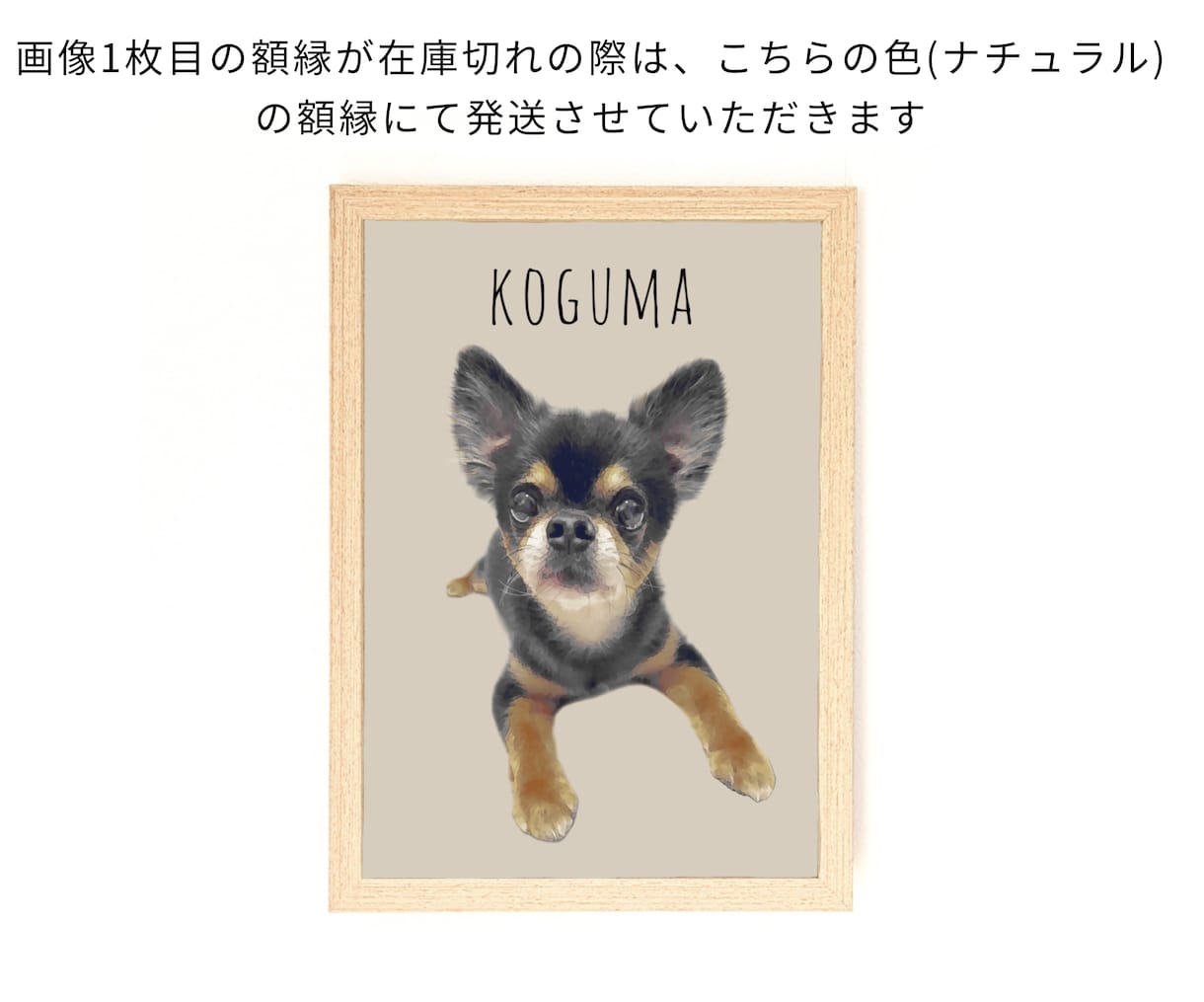 ガーベラペット似顔絵｜額縁可｜お急ぎ可でございます 猫・犬・うさぎ等リアルで華やかなペットイラスト｜ラッピング可 イメージ8