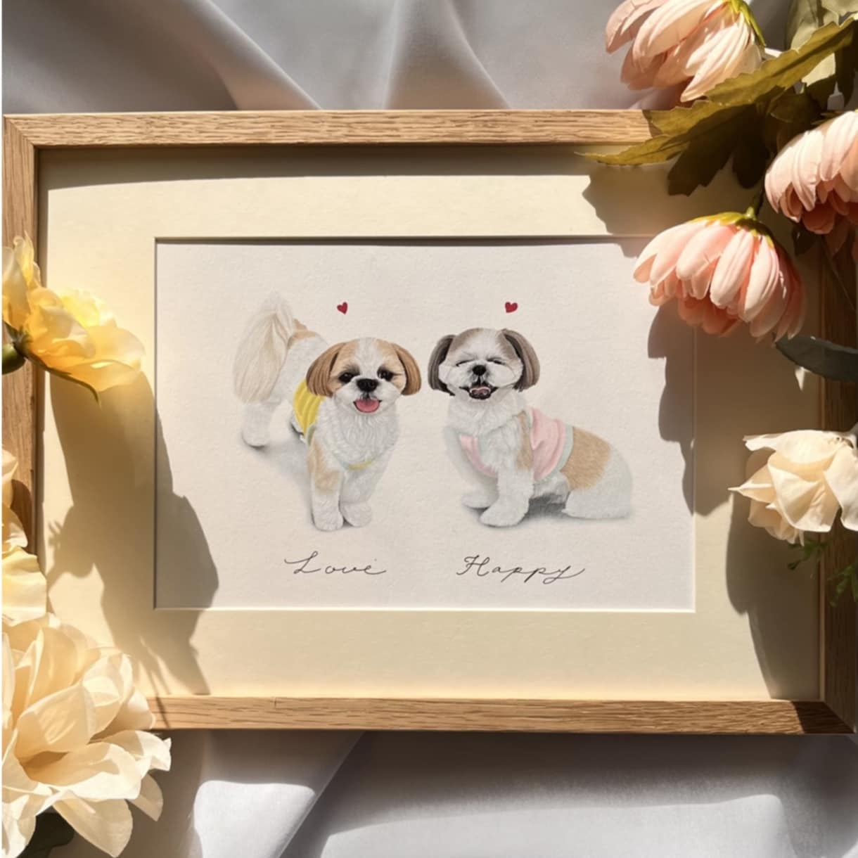 うちの子似顔絵|シンプル|A5サイズで制作します 〜優しく温かいタッチで描きます〜 イメージ1