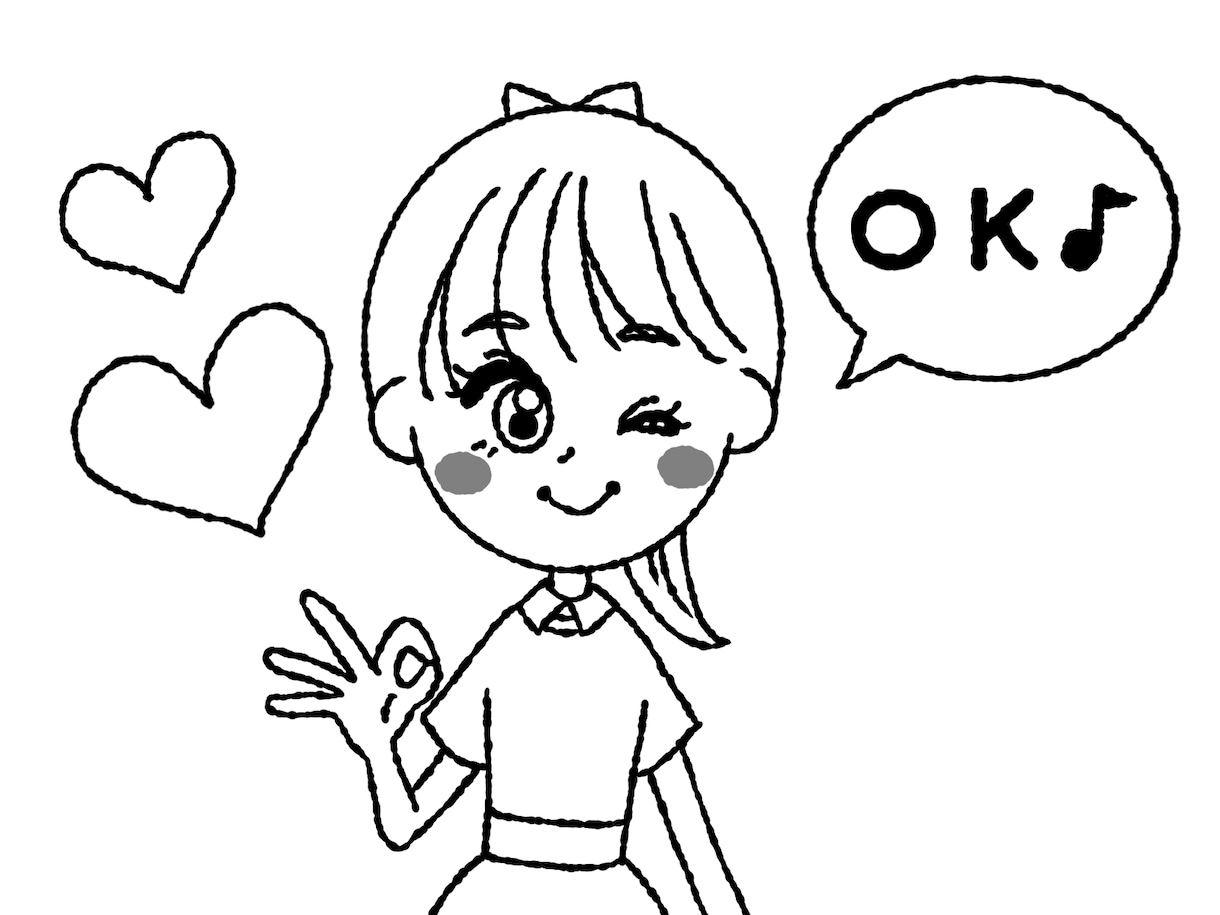 1名さま可愛くてシンプルな似顔絵描きます ポップでカワイイ似顔絵イラストお描きします♩ イメージ3
