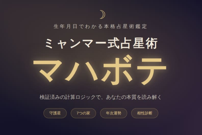 ミャンマー式占星術【マハボテ】で鑑定します 生年月日と曜日であなたの本質を読み解きます【PDFでお渡し】 イメージ1