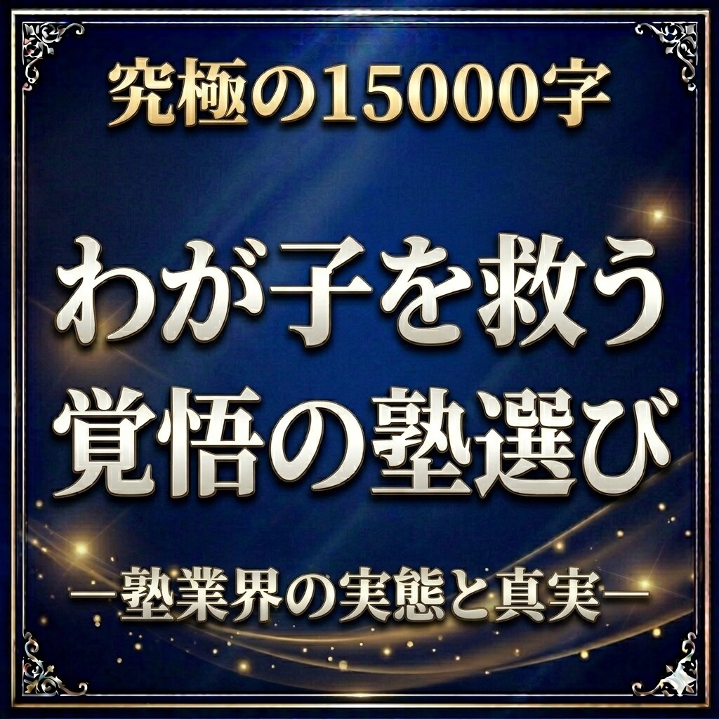 塾業界の裏側を暴露し、塾の正しい選び方を教えます 「わからない」まで戻らせる覚悟。その勇気が子の時計を動かす イメージ1