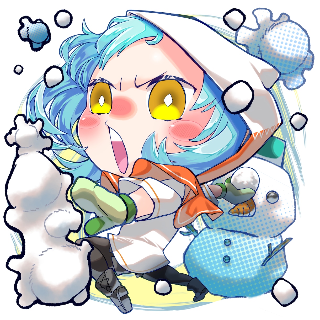 デフォルメキャラ描きます かわいくデフォルメします！修整無制限！ イメージ4