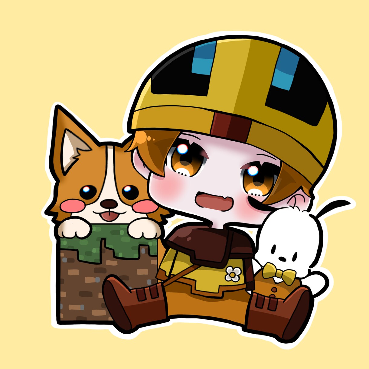ちびキャラのアイコンを描きます 好きなアイコンをちびキャラで描きます イメージ1