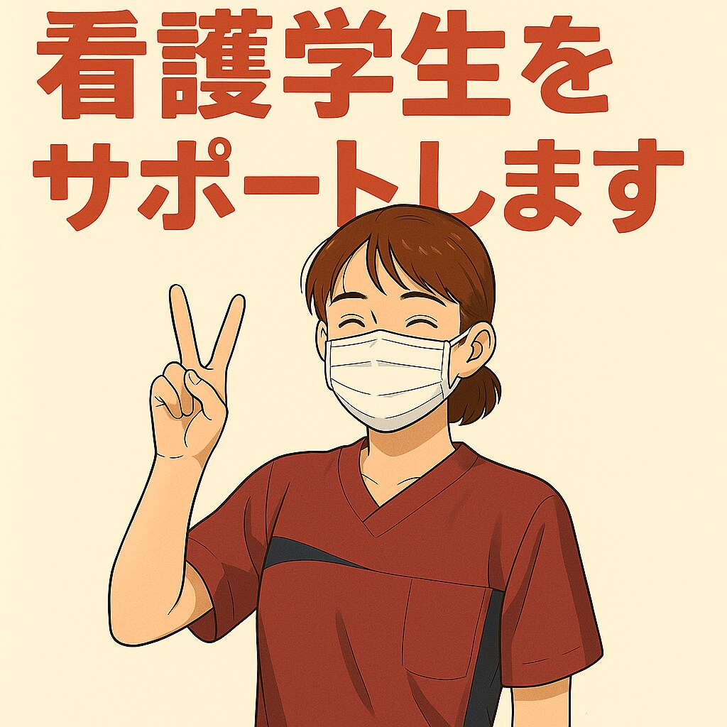 現役看護師が看護学生をサポートします 臨床で学生指導経験がありますので、臨床目線でサポート イメージ1