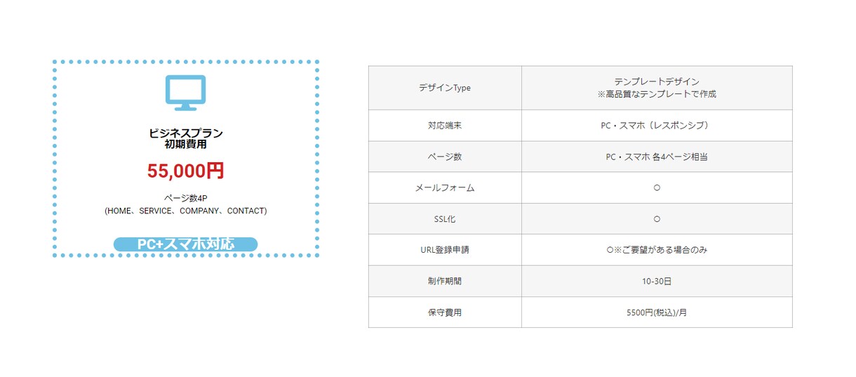 格安！でHPを持てます 月額制でいつでも解約できる月額HPサービス「PREAK」 イメージ2