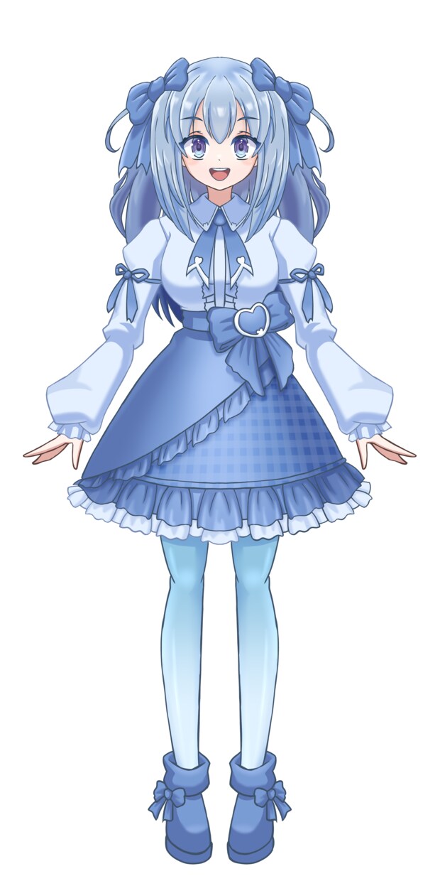 Vtuber・IRIAM用立ち絵の制作依頼承ります かわいらしいキャラクターの立ち絵の作成を行います。 イメージ2