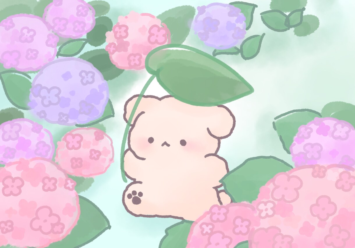 ふわふわかわいい動物描きます オリジナルはもちろん、ペットやぬいぐるみをかわいいイラストに イメージ3