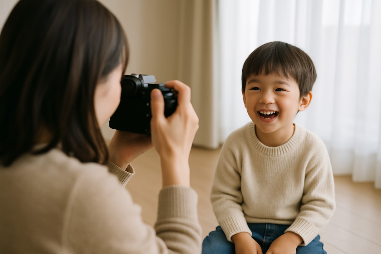 お子様を撮影時のカメラ機材、レンズを一緒に考えます お子様をカメラで撮影したいという時のアドバイスです。 イメージ1