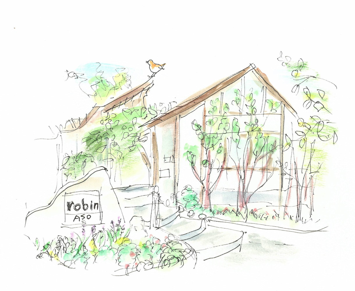 手描き！お店の外観を風景画イラスト制作いたします 風景画イラストはDM、チラシ、ブログ等色々使い道ありますよ！ イメージ1