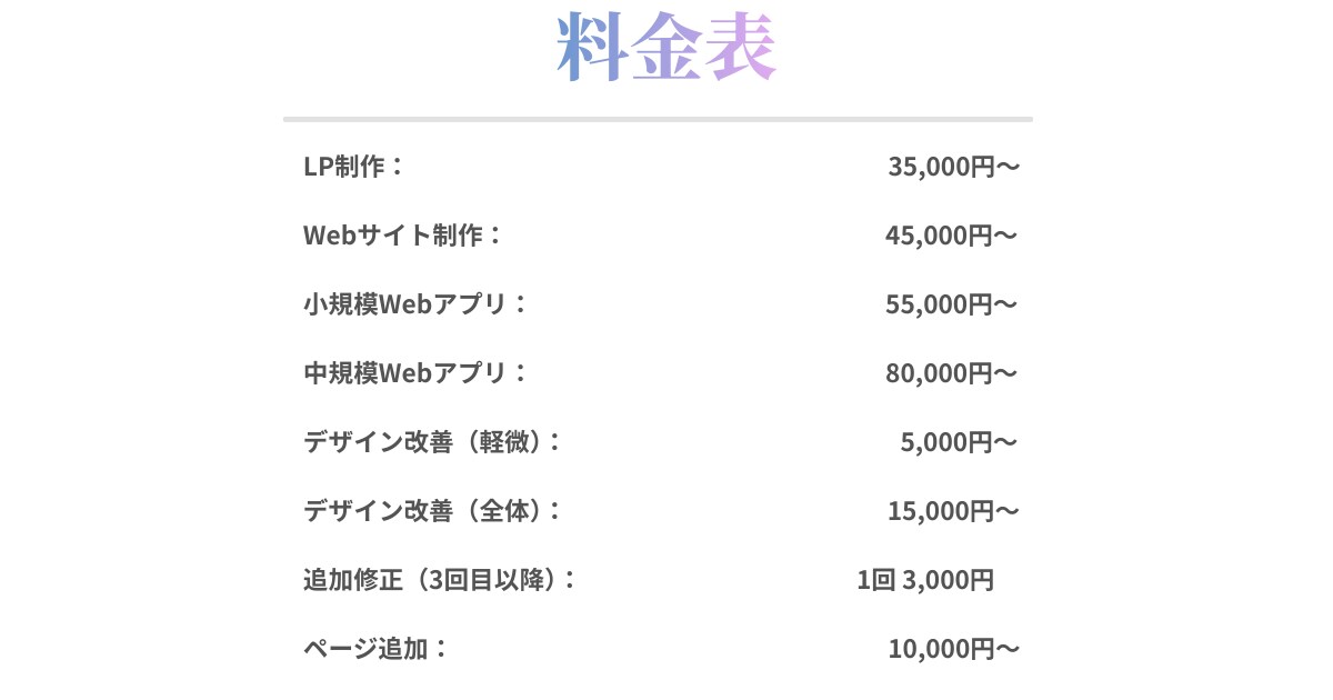 LaravelでWEBアプリ・LP制作します 丁寧で分かりやすい制作を心がけています イメージ3