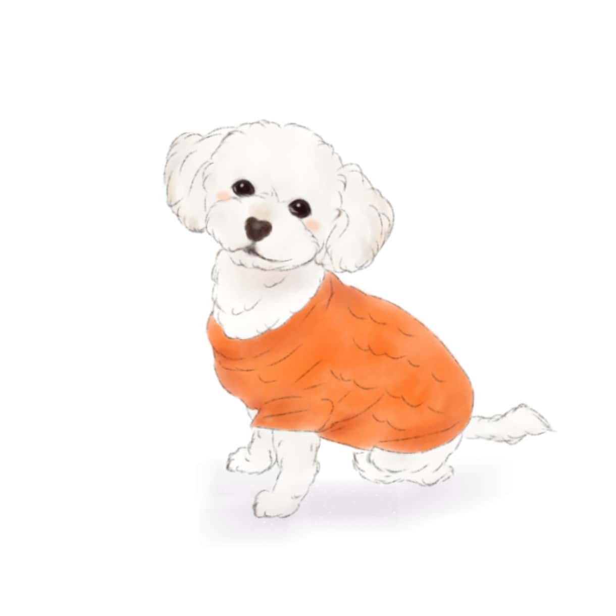 お写真を元に線画イラストを描かせていただきます 写真もいいけど、イラストでしか出せない魅力を〜 イメージ1