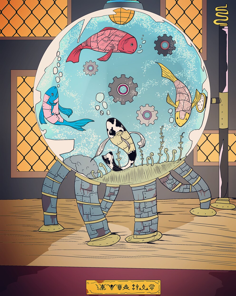 スチームパンクで少しポップな背景イラスト描きます エモい、綺麗、かわいいを目指します。 イメージ5