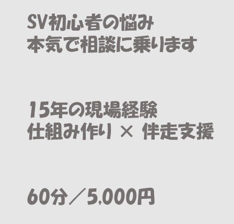 コールセンターSV初心者の不安に寄り添います 15年の現場経験でコールセンターSV初心者向け仕組み作り支援 イメージ1