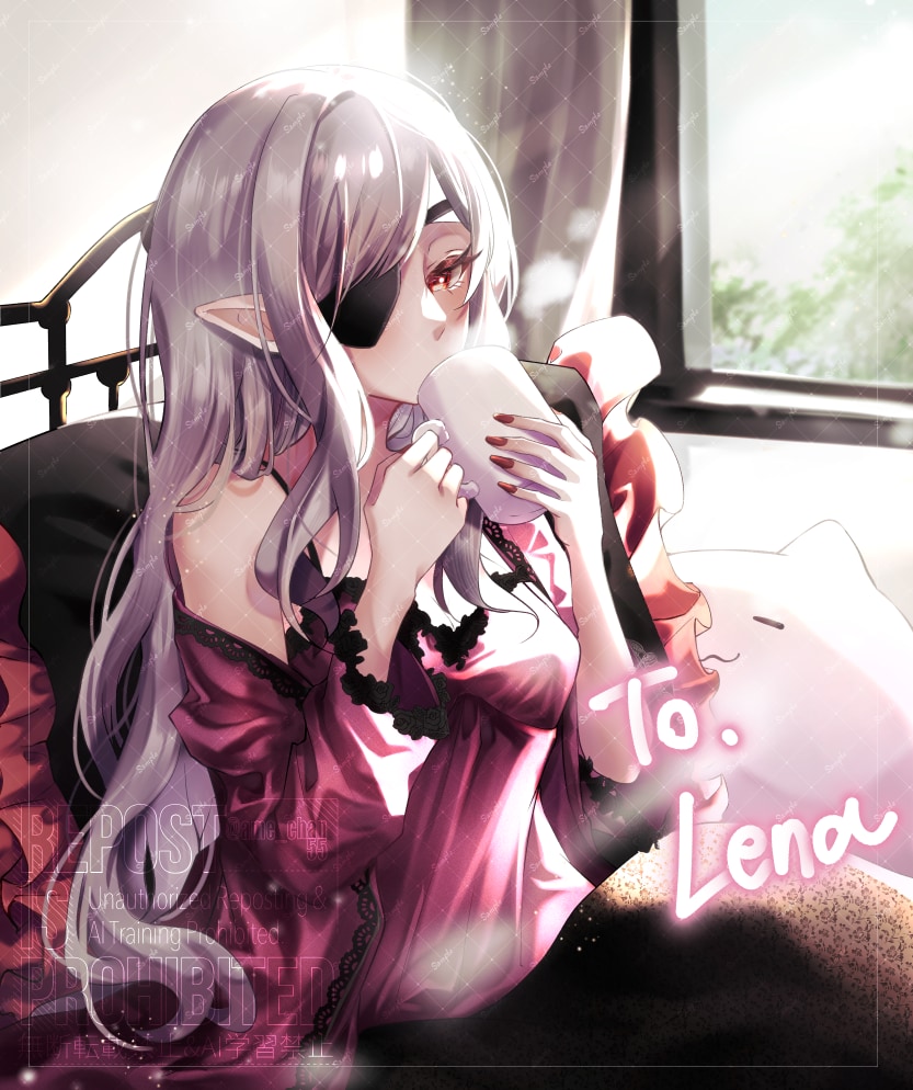 一枚絵、歌ってみたなどのイラストを制作します 現在はリテイク無制限中です！！ イメージ3