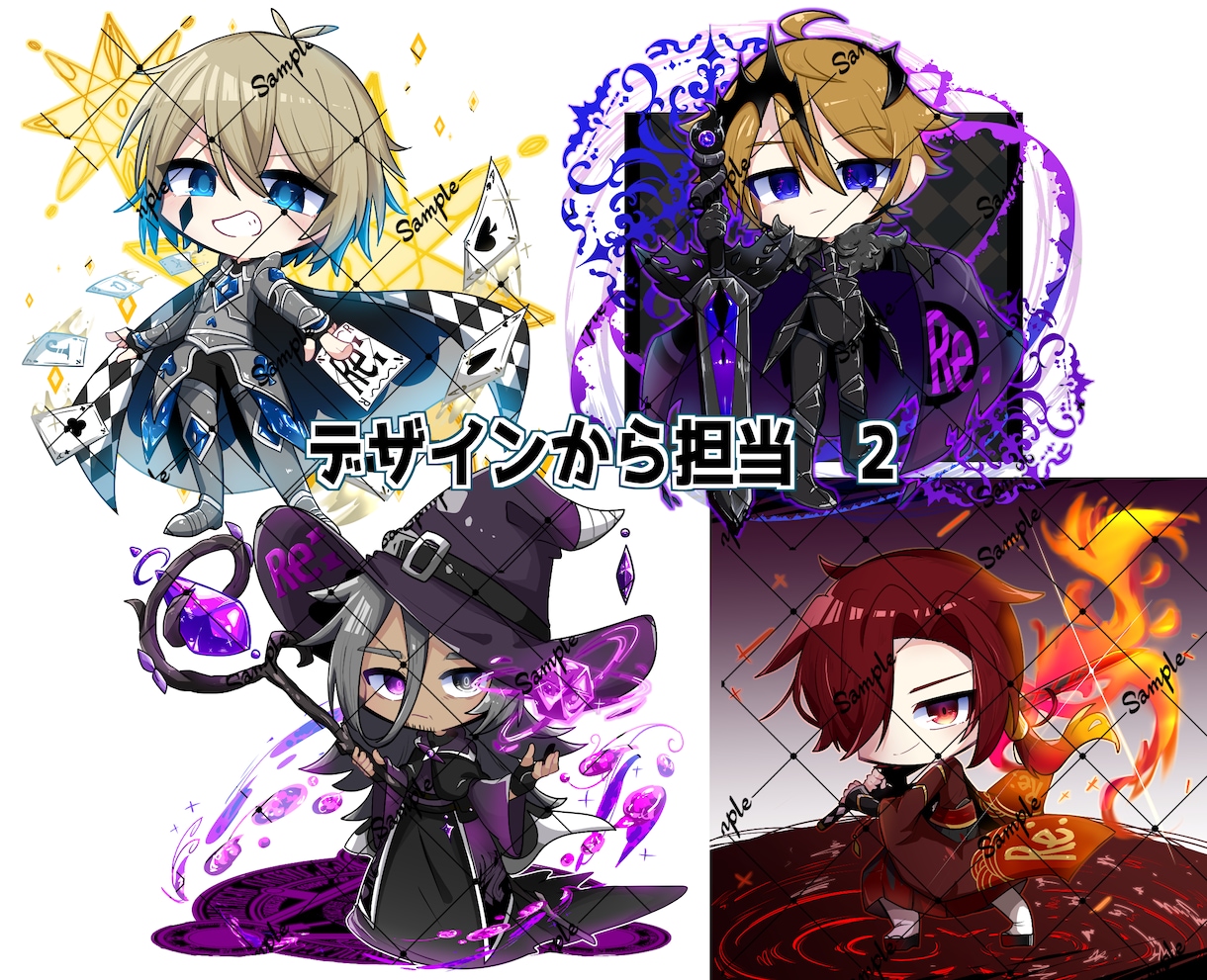 SD（デフォルメ）イラストを描きます 商用利用可能！あなたのオリジナルキャラクターを描きます！ イメージ5