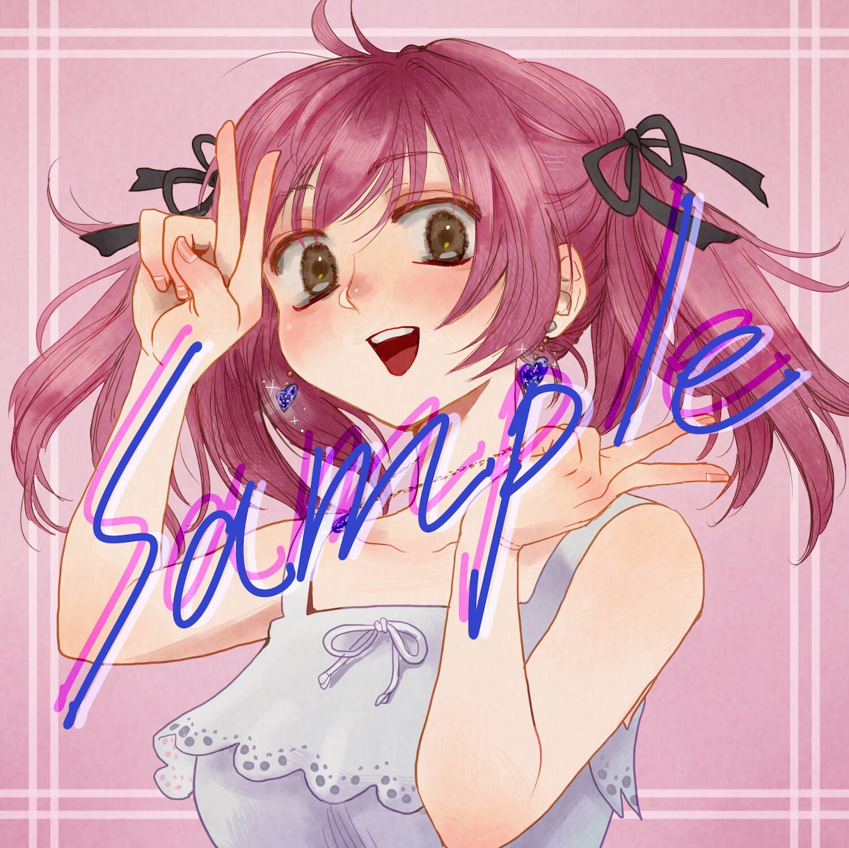 綺麗で可愛いイラストを提供します SNSアイコンにおすすめ！絵柄の微調整も対応可能です！ イメージ2