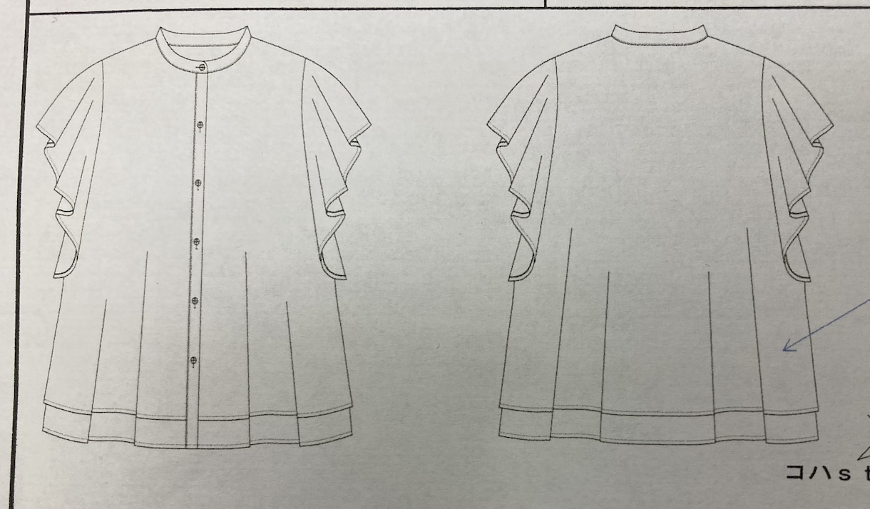 アパレル用ハンガイラストを作成します 縫製仕様書や指示書に使えるハンガイラストを作成したします。 イメージ4