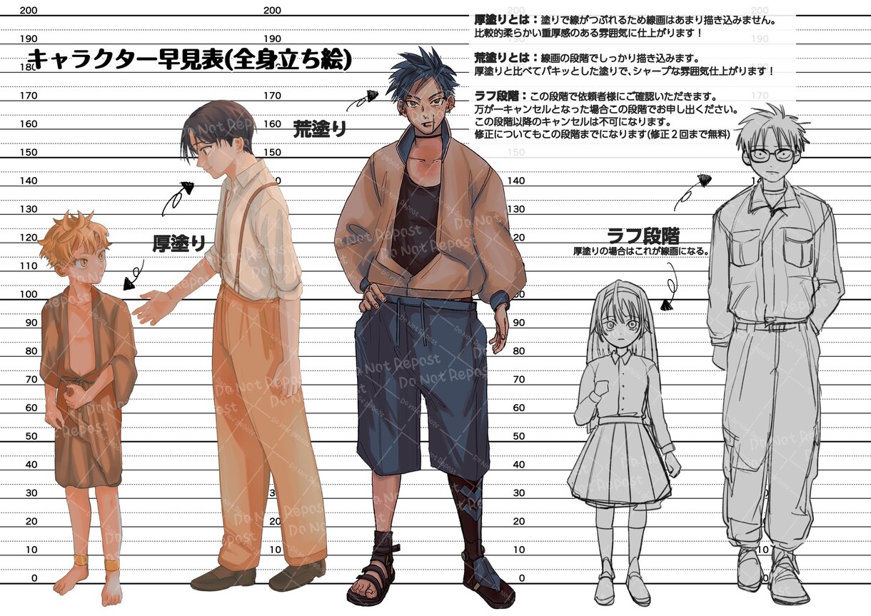 キャラクター立ち絵制作致します あなただけのキャラクターをお仕立ていたします！ イメージ5