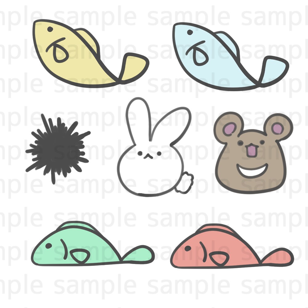 非常にゆるい生き物描きます ゆるもちとした雰囲気の生き物を描きます イメージ1