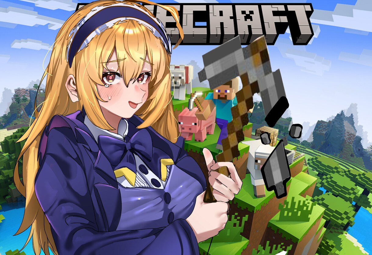 祝80名様！マイクラのスキンはココナラで作れます あの大手Vtuber様も使用する圧巻の完成度。 イメージ9