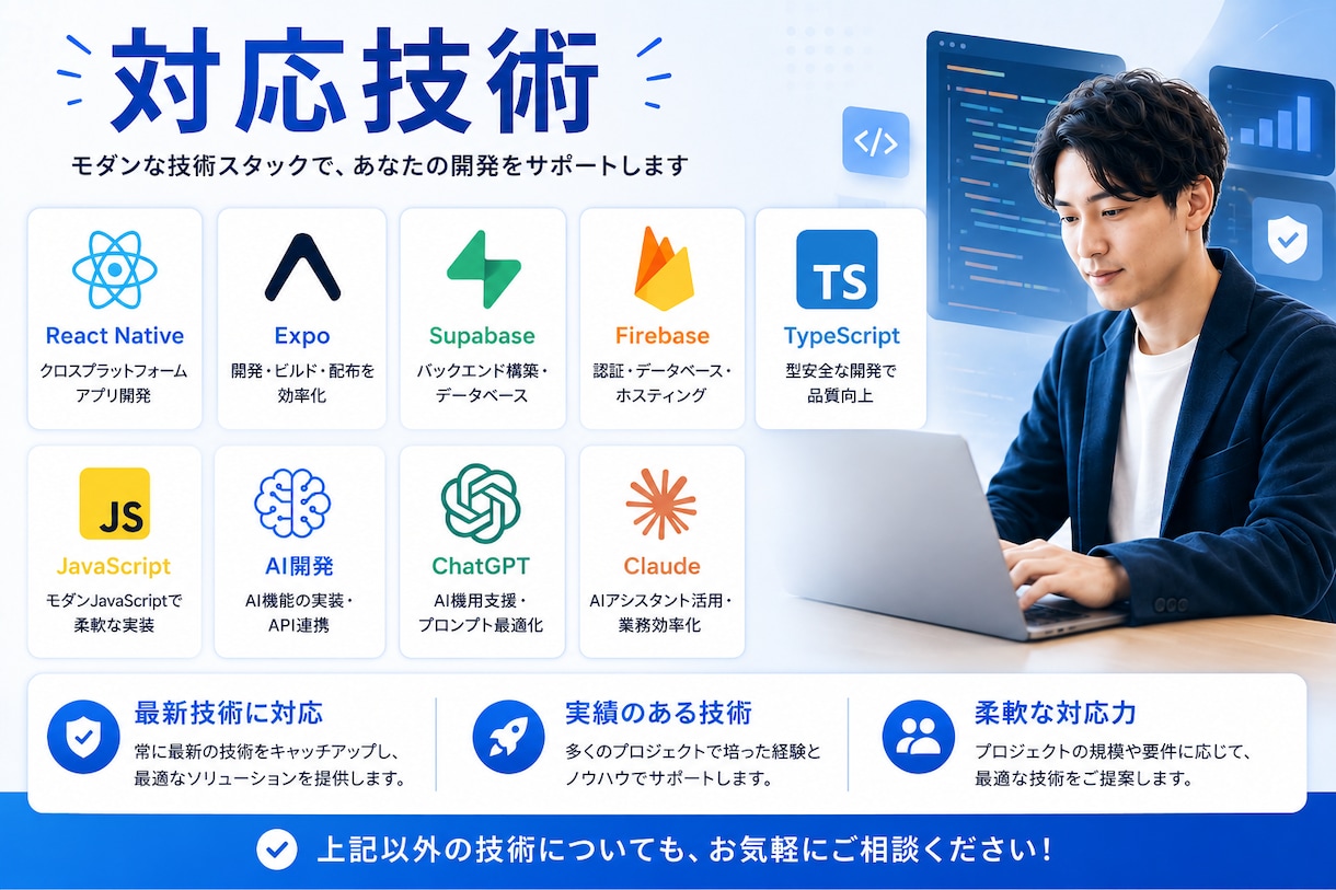 個人開発・アプリ開発の相談承ります AI時代の開発のお悩みを解決します イメージ5