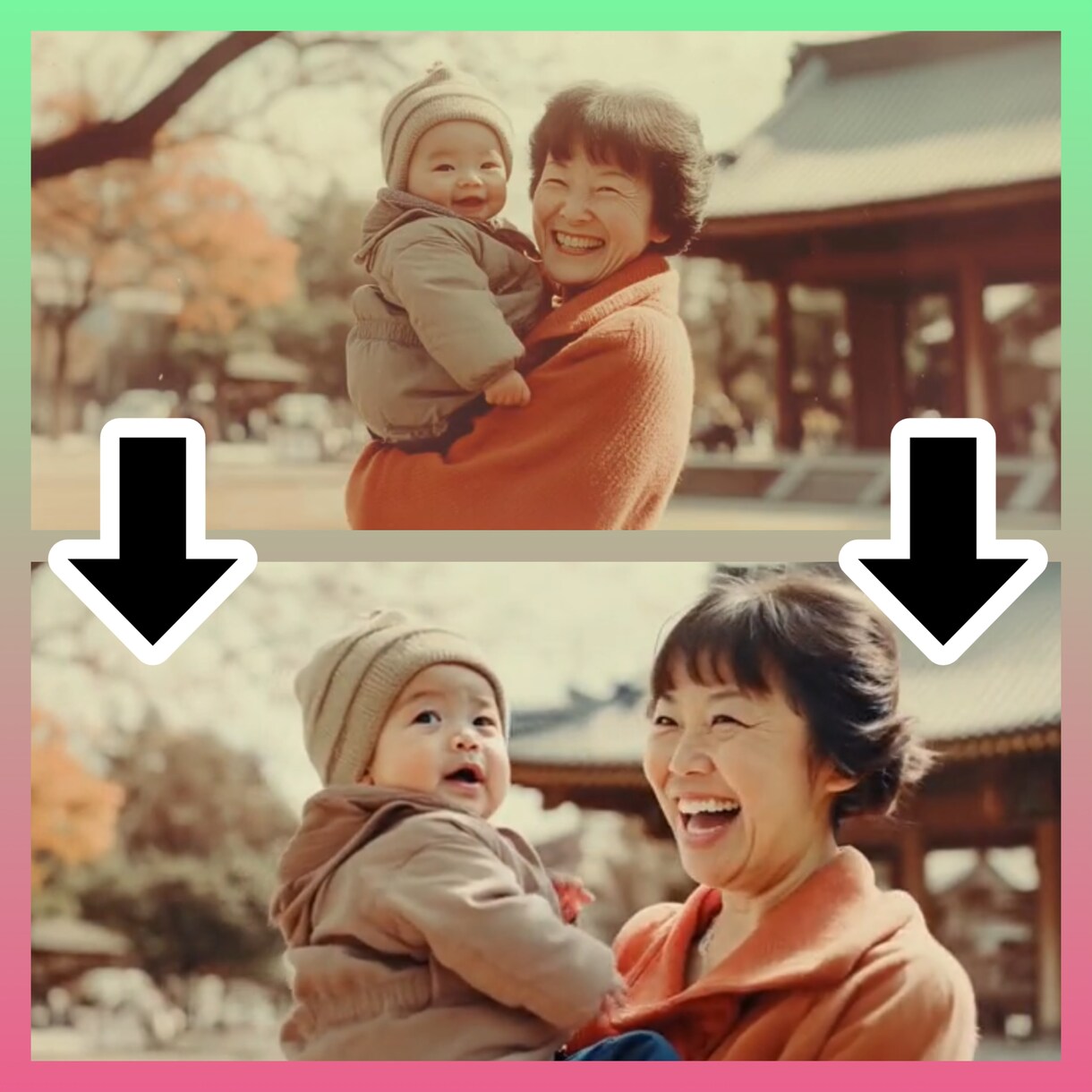大切な思い出写真を動画化します 大切な人、思い出の写真、ペット写真、どんな写真でも大歓迎✨ イメージ3