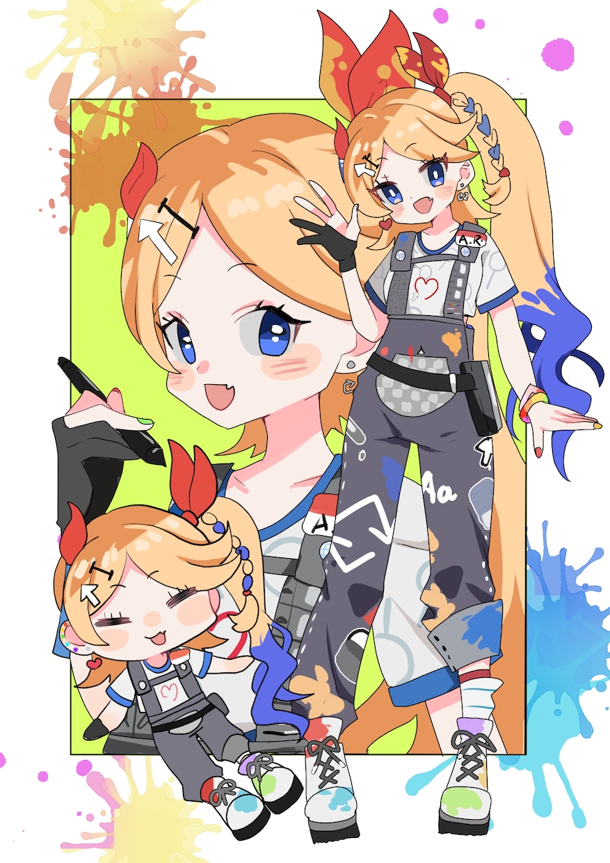 かわいいデフォルメ調の詰め込みイラスト描きます 親しみやすいデフォルメイラスト詰め込みます！ イメージ1