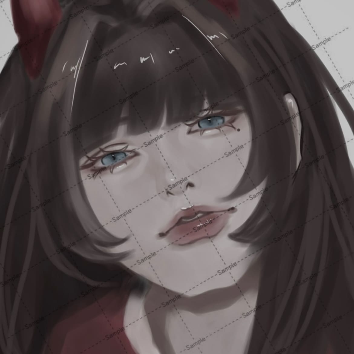 リアル系絵柄のバストアップアイコン描きます 多様な絵柄から選択可能！あなたの希望に沿った絵柄で納品します イメージ3