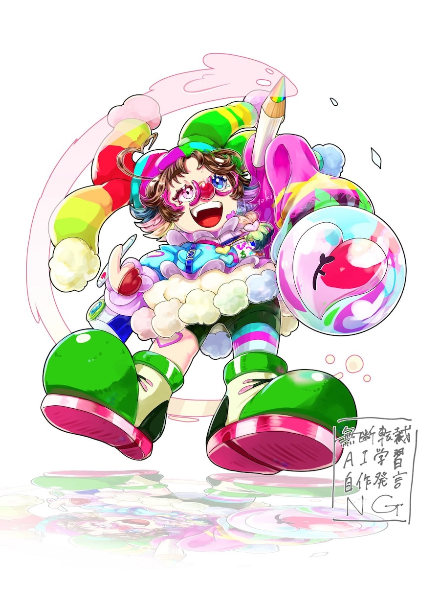 インパクトポップ！なキャラクター立ち絵作ります デザイン料込！Live2Dパーツ分け・三面図✨ イメージ2