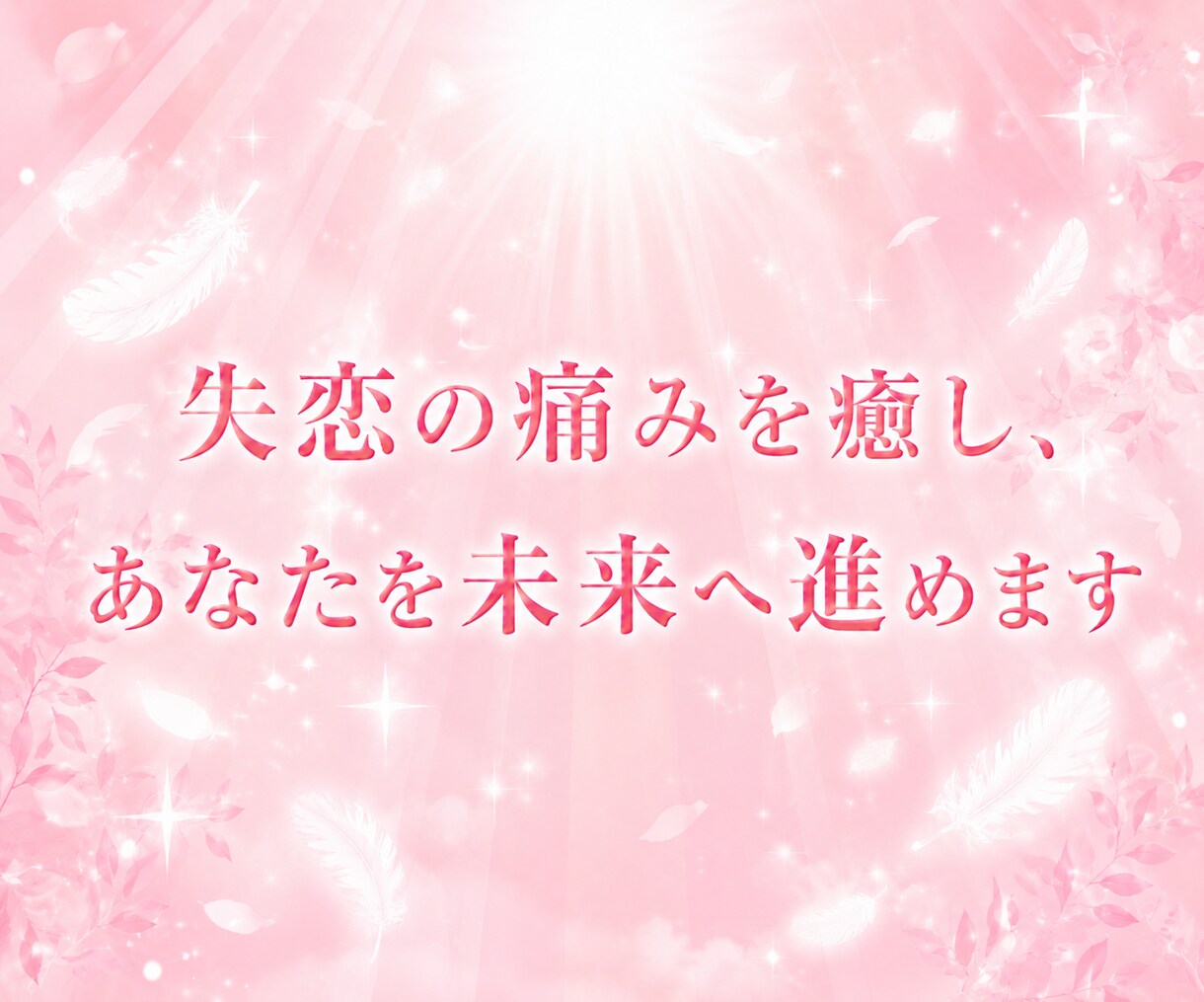 失恋の痛みを癒し、あなたを未来へ進めます 「忘れたいのに忘れられない」苦しさを終わらせます イメージ1
