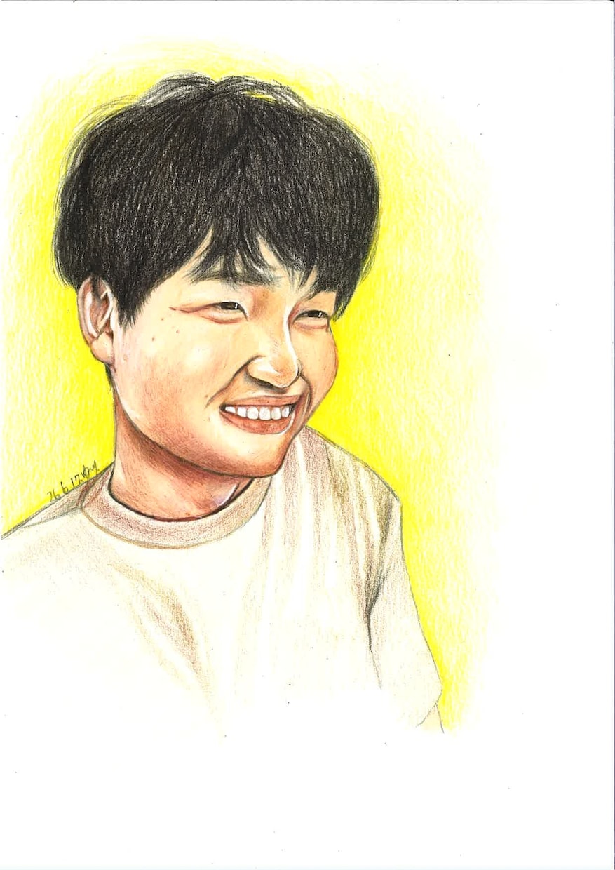 温かみのある似顔絵描きます その人の特徴をつかんで、温かい似顔絵を制作します。 イメージ1