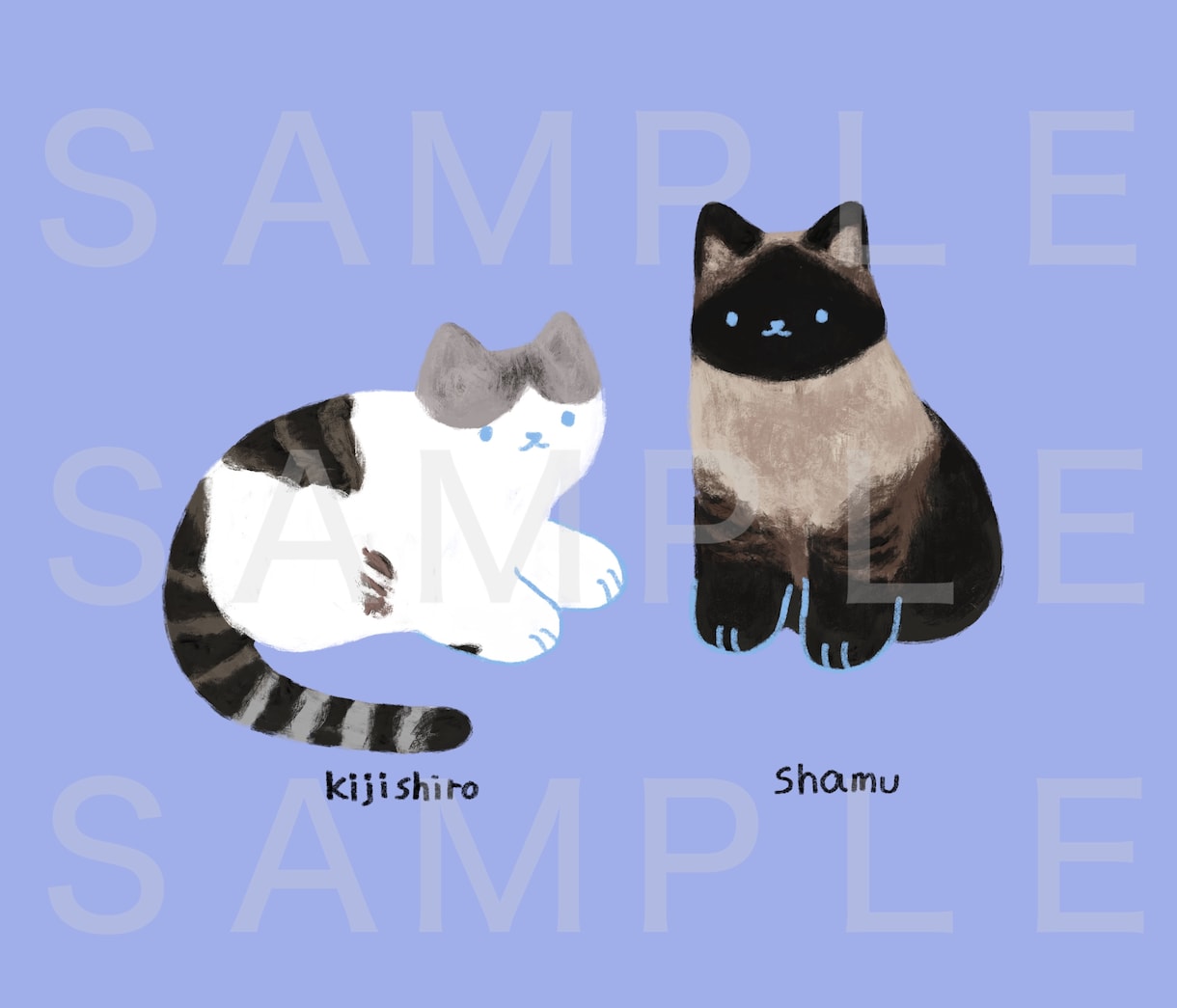 ペットの絵を描きます ペットを絵本のようなイラストにしてみませんか イメージ1