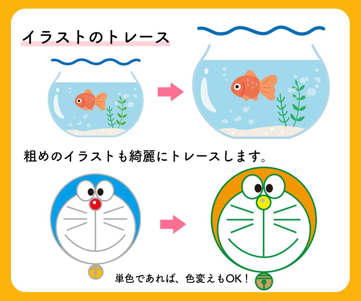 最短2日で画像・イラスト・ロゴをAiデータ化します お手持ちの画像や写真をAiデータ化し、印刷物やグッズに！ イメージ9