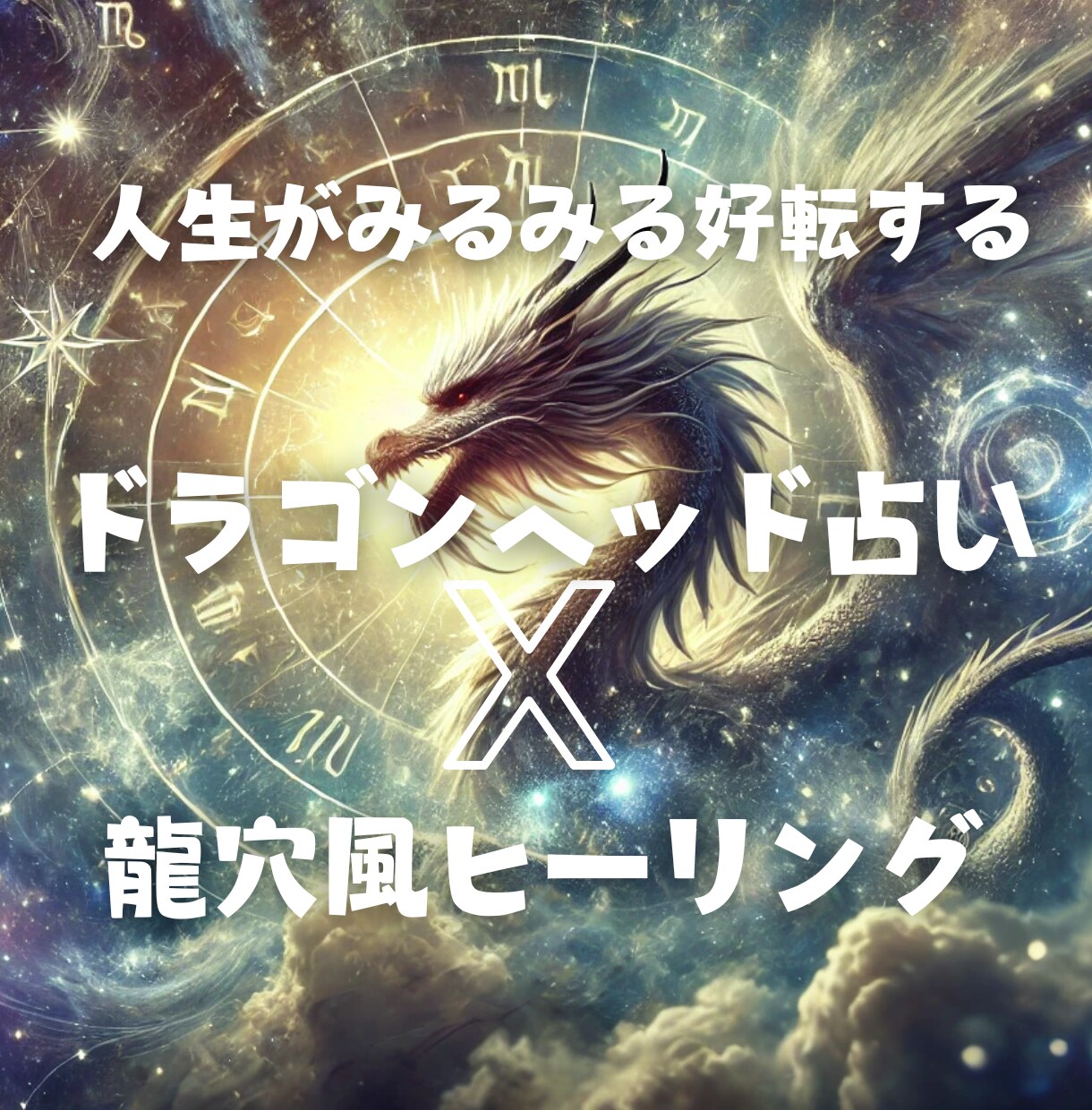 現状打破しませんか？！眠る可能性を引き出します ドラゴンヘッドで未来を鑑定＆龍穴風ヒーリングでより良い未来へ イメージ1