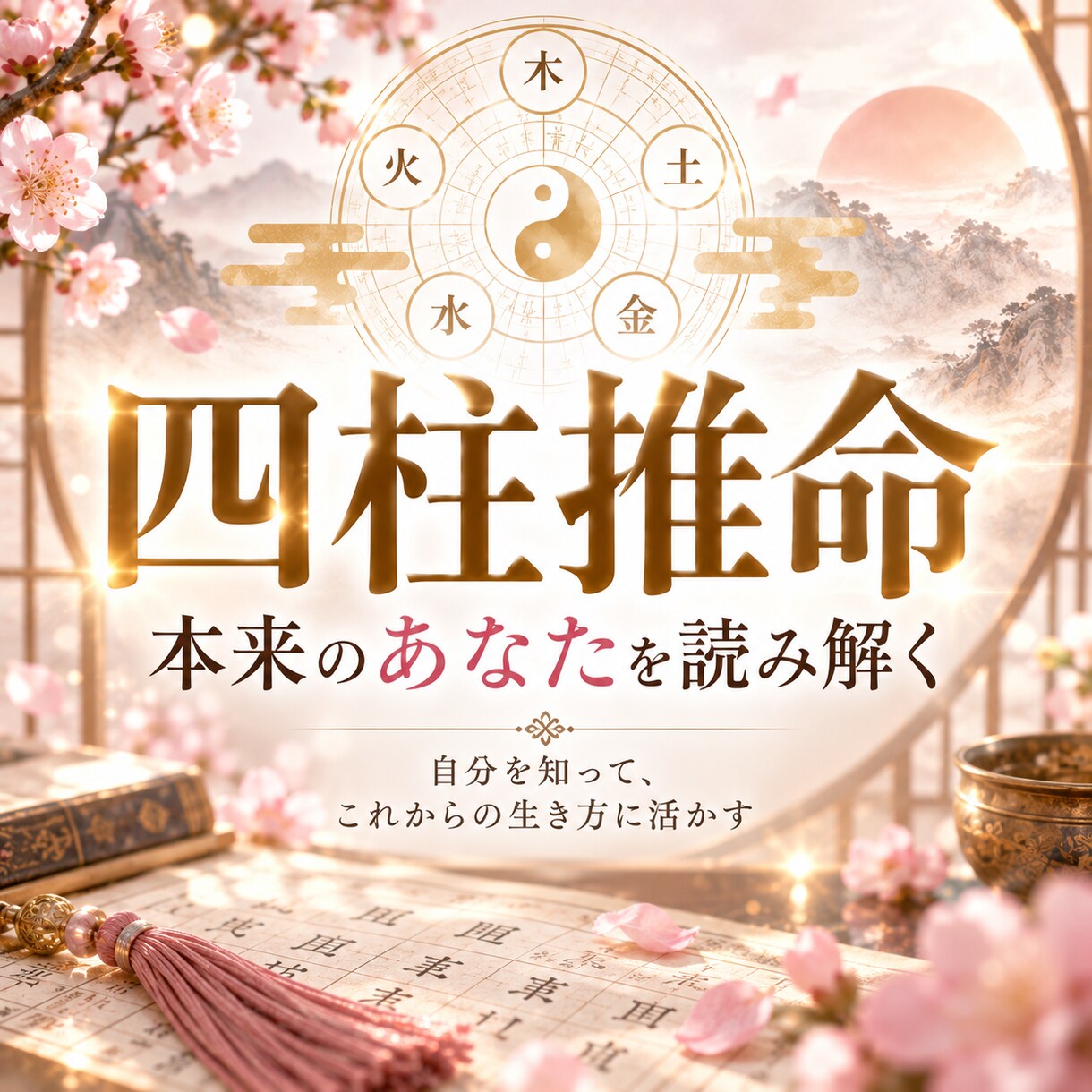 四柱推命で本来のあなたを読み解きます 自分を知って、これからの生き方に活かす四柱推命 イメージ1