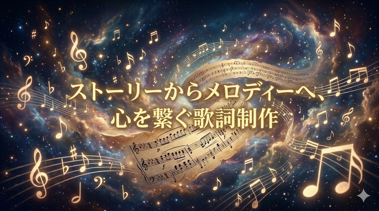 あなたの物語を作詞します どんな想いも丁寧に汲み取りながら作成します！ イメージ1
