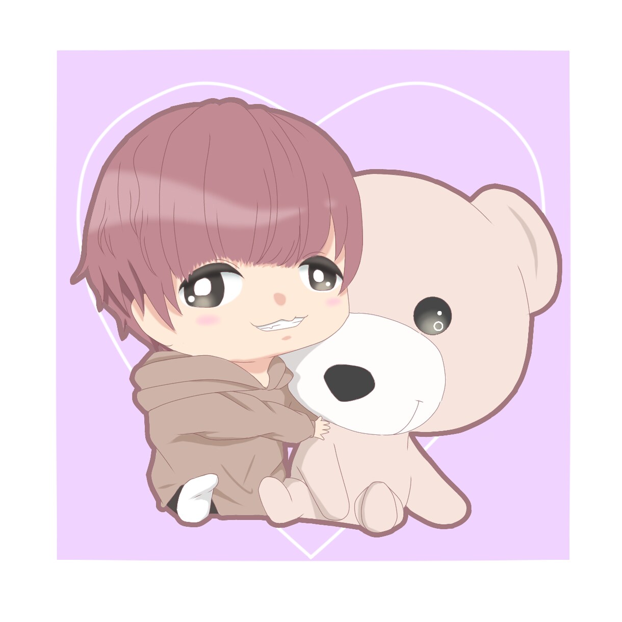 ゆるふわ系、ミニキャライラスト描きます SNSアイコン、配信サムネイル等に イメージ2
