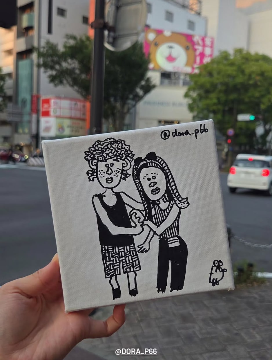 他と被りたくない人必見！白黒イラスト、似顔絵ます 世界に一つだけのイラスト描きます！プレゼントに最適！ イメージ2